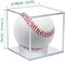 4 Pack Baseball Display Case, UV Protected Acrylic Boxes for Display,Clear Display Case Baseball Cube Memorabilia Showcase Autograph Ball Protector - for Official Size Ball